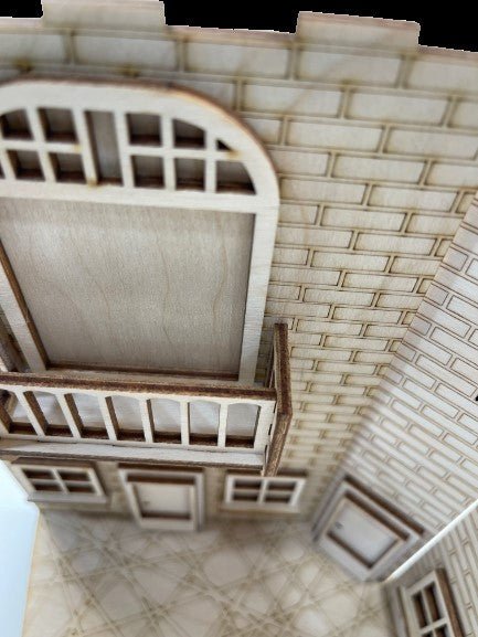 3D City Street Book Nook Laser Cut Out Unfinished Wood NOOK1 - The Wood Shape Store