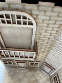 3D City Street Book Nook Laser Cut Out Unfinished Wood NOOK1 - The Wood Shape Store