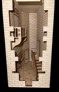 3D City Street Book Nook Laser Cut Out Unfinished Wood NOOK1 - The Wood Shape Store