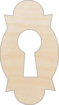 Key Wood Craft Shape - Laser Cut Baltic Birch Unfinished DIY Wood Art Supplies KEY13 - The Wood Shape Store
