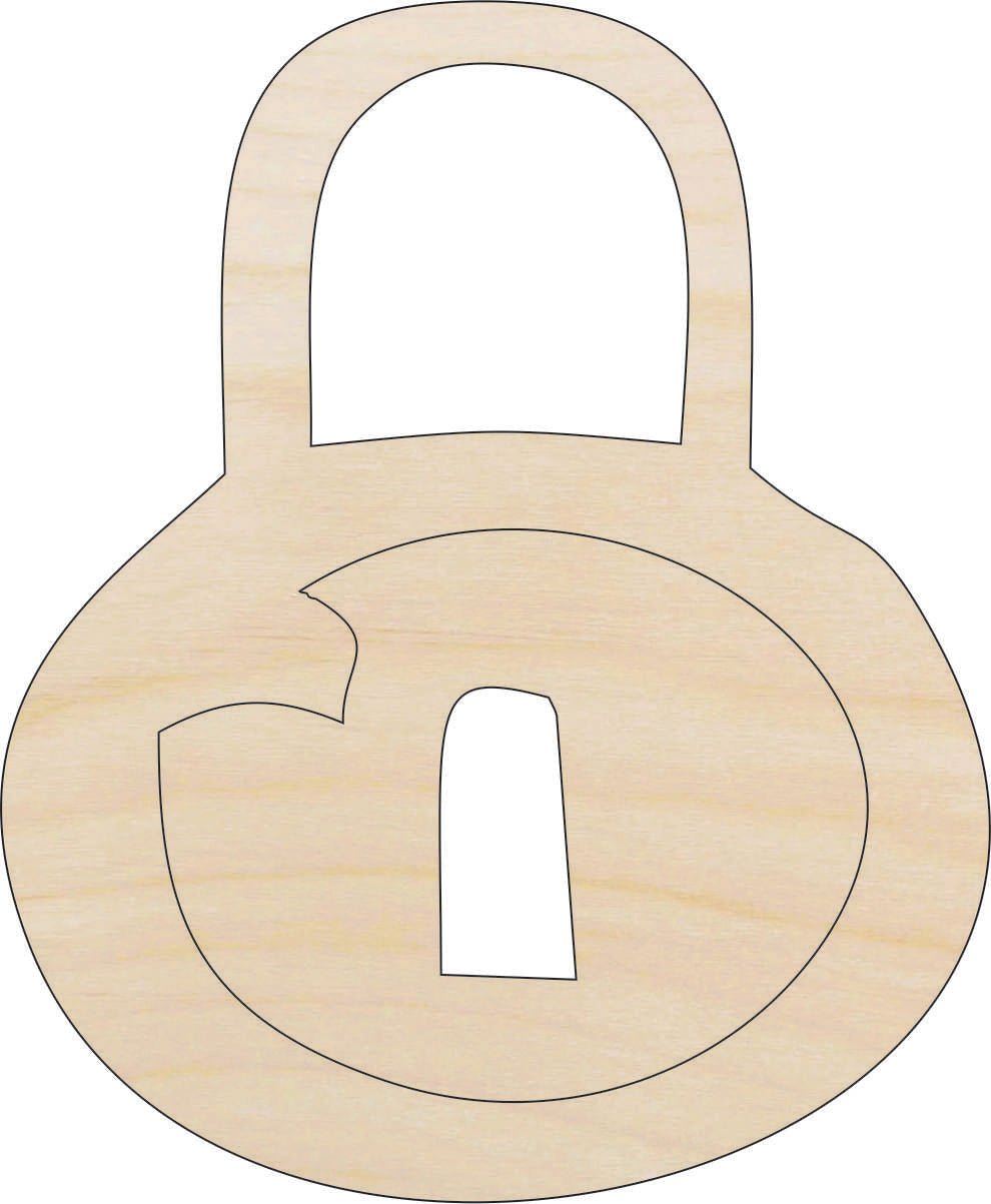 Key Wood Craft Shape - Laser Cut Baltic Birch Unfinished DIY Wood Art Supplies KEY28 - The Wood Shape Store