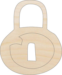 Key Wood Craft Shape - Laser Cut Baltic Birch Unfinished DIY Wood Art Supplies KEY28 - The Wood Shape Store