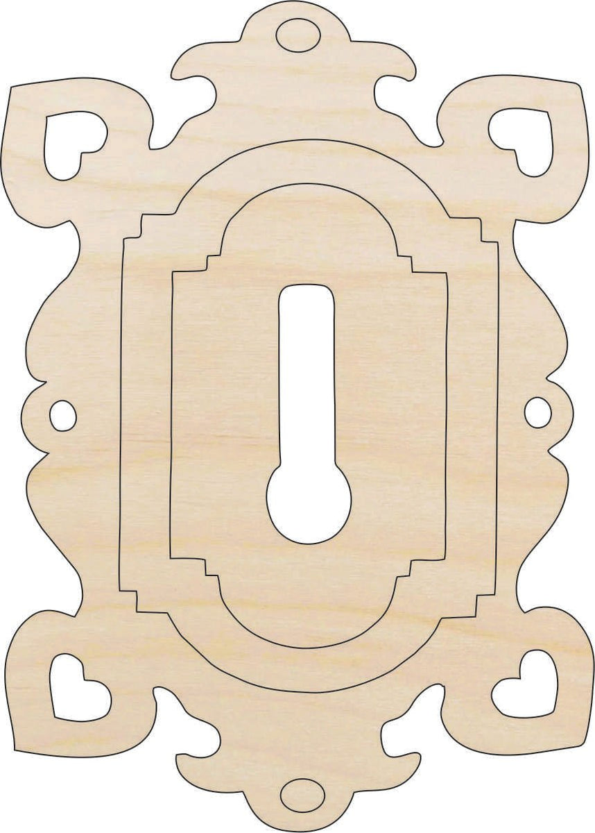 Wood Key Shape Key - Laser Cut Out Unfinished Wood Craft Shape KEY2 – The Wood Shape Store