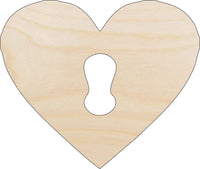 Key Wood Craft Shape - Laser Cut Baltic Birch Unfinished DIY Wood Art Supplies KEY32 - The Wood Shape Store