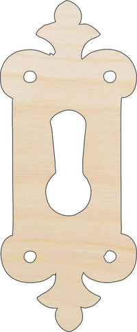 Key Wood Craft Shape - Laser Cut Baltic Birch Unfinished DIY Wood Art Supplies KEY6 - The Wood Shape Store