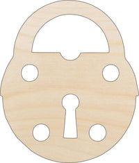 Key Wood Craft Shape - Laser Cut Baltic Birch Unfinished DIY Wood Art Supplies KEY7 - The Wood Shape Store