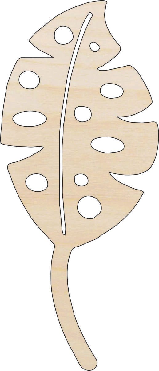 Leaf Wood Craft Shape - Laser Cut Baltic Birch Unfinished DIY Wood Art Supplies LEF13 - The Wood Shape Store