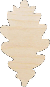 Leaf Wood Craft Shape - Laser Cut Baltic Birch Unfinished DIY Wood Art Supplies LEF1 - The Wood Shape Store