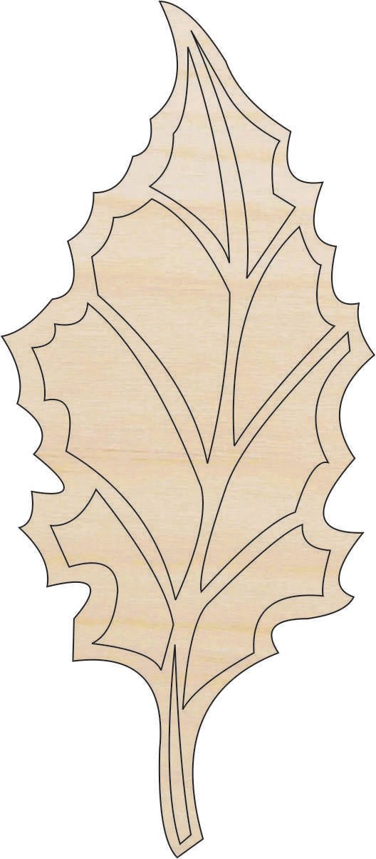 Leaf Wood Craft Shape - Laser Cut Baltic Birch Unfinished DIY Wood Art Supplies LEF20 - The Wood Shape Store