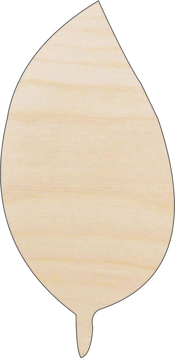 Leaf Wood Craft Shape - Laser Cut Baltic Birch Unfinished DIY Wood Art Supplies LEF22 - The Wood Shape Store