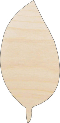 Leaf Wood Craft Shape - Laser Cut Baltic Birch Unfinished DIY Wood Art Supplies LEF22 - The Wood Shape Store