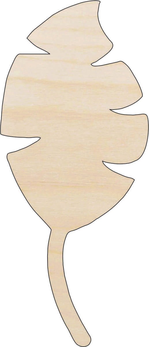 Leaf Wood Craft Shape - Laser Cut Baltic Birch Unfinished DIY Wood Art Supplies LEF23 - The Wood Shape Store