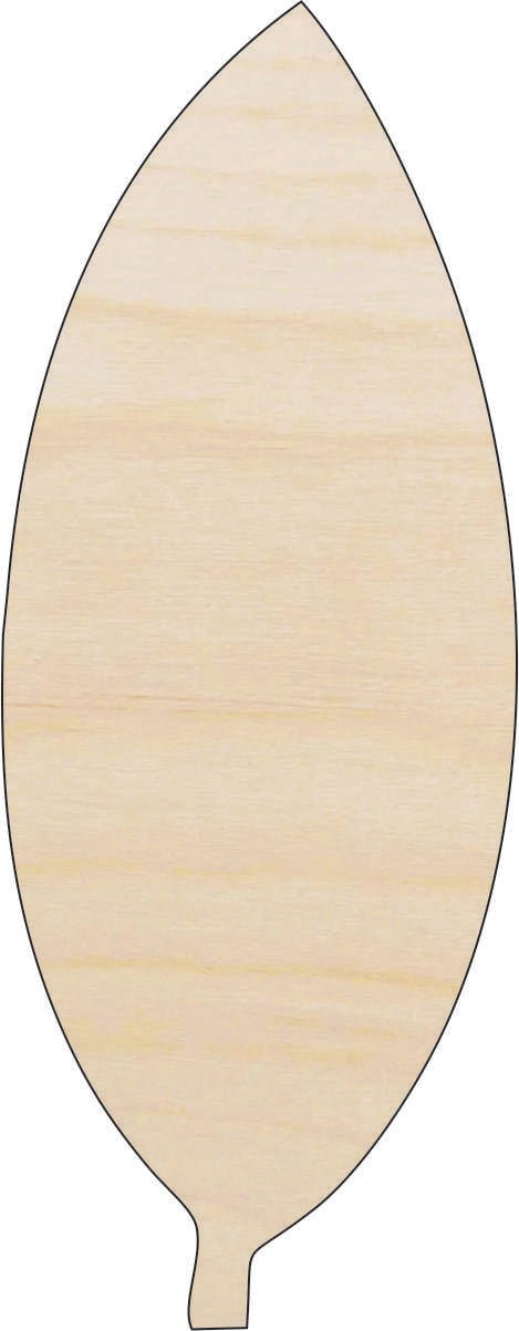 Leaf Wood Craft Shape - Laser Cut Baltic Birch Unfinished DIY Wood Art Supplies LEF25 - The Wood Shape Store