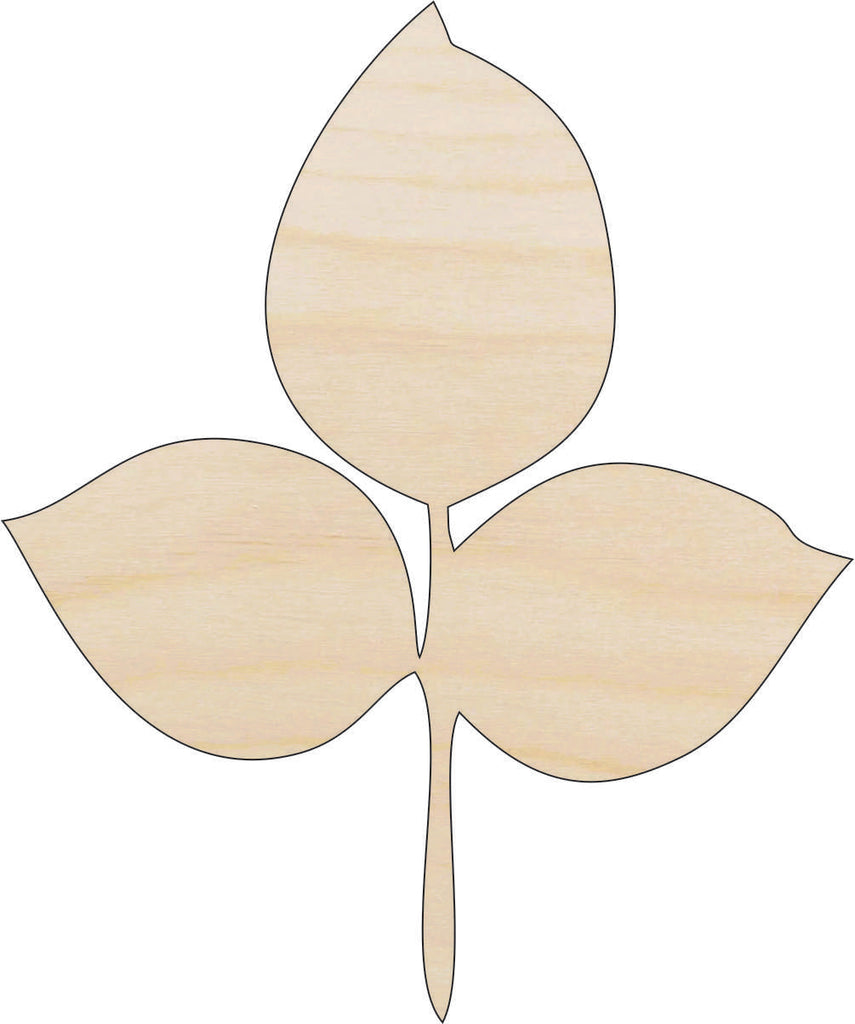 Leaf - Laser Cut Out Unfinished Wood Craft Shape LEF28