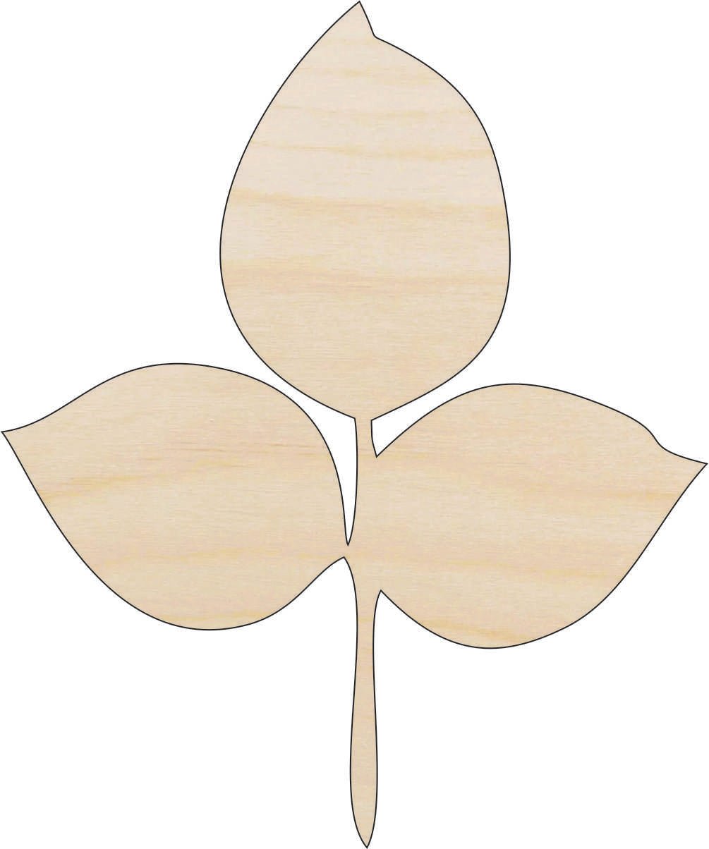 Leaf Wood Craft Shape - Laser Cut Baltic Birch Unfinished DIY Wood Art Supplies LEF28 - The Wood Shape Store