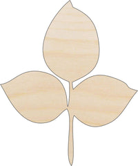 Leaf Wood Craft Shape - Laser Cut Baltic Birch Unfinished DIY Wood Art Supplies LEF28 - The Wood Shape Store
