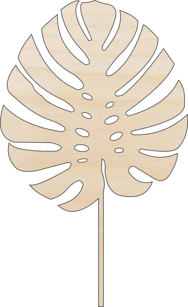 Leaf - Laser Cut Out Unfinished Wood Craft Shape LEF36