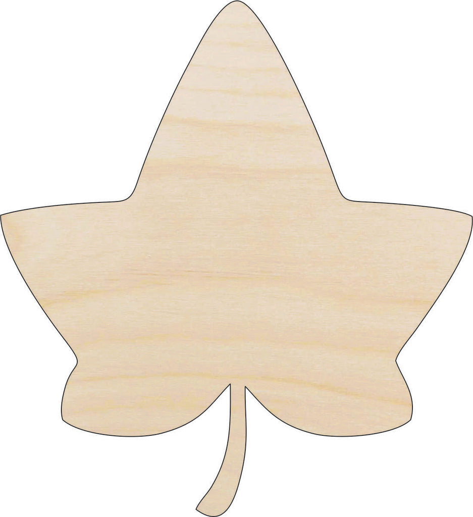 Leaf - Laser Cut Out Unfinished Wood Craft Shape LEF37