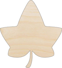 Leaf Wood Craft Shape - Laser Cut Baltic Birch Unfinished DIY Wood Art Supplies LEF37 - The Wood Shape Store