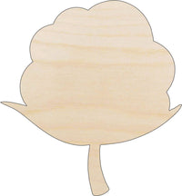 Leaf Wood Craft Shape - Laser Cut Baltic Birch Unfinished DIY Wood Art Supplies LEF3 - The Wood Shape Store