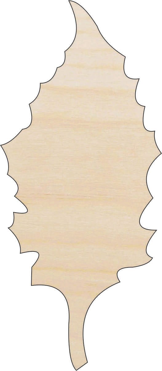 Leaf Wood Craft Shape - Laser Cut Baltic Birch Unfinished DIY Wood Art Supplies LEF46 - The Wood Shape Store