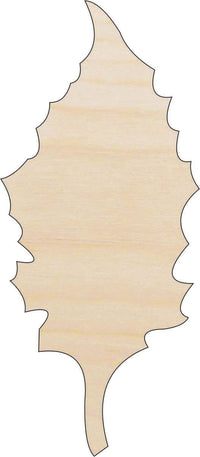 Leaf Wood Craft Shape - Laser Cut Baltic Birch Unfinished DIY Wood Art Supplies LEF46 - The Wood Shape Store