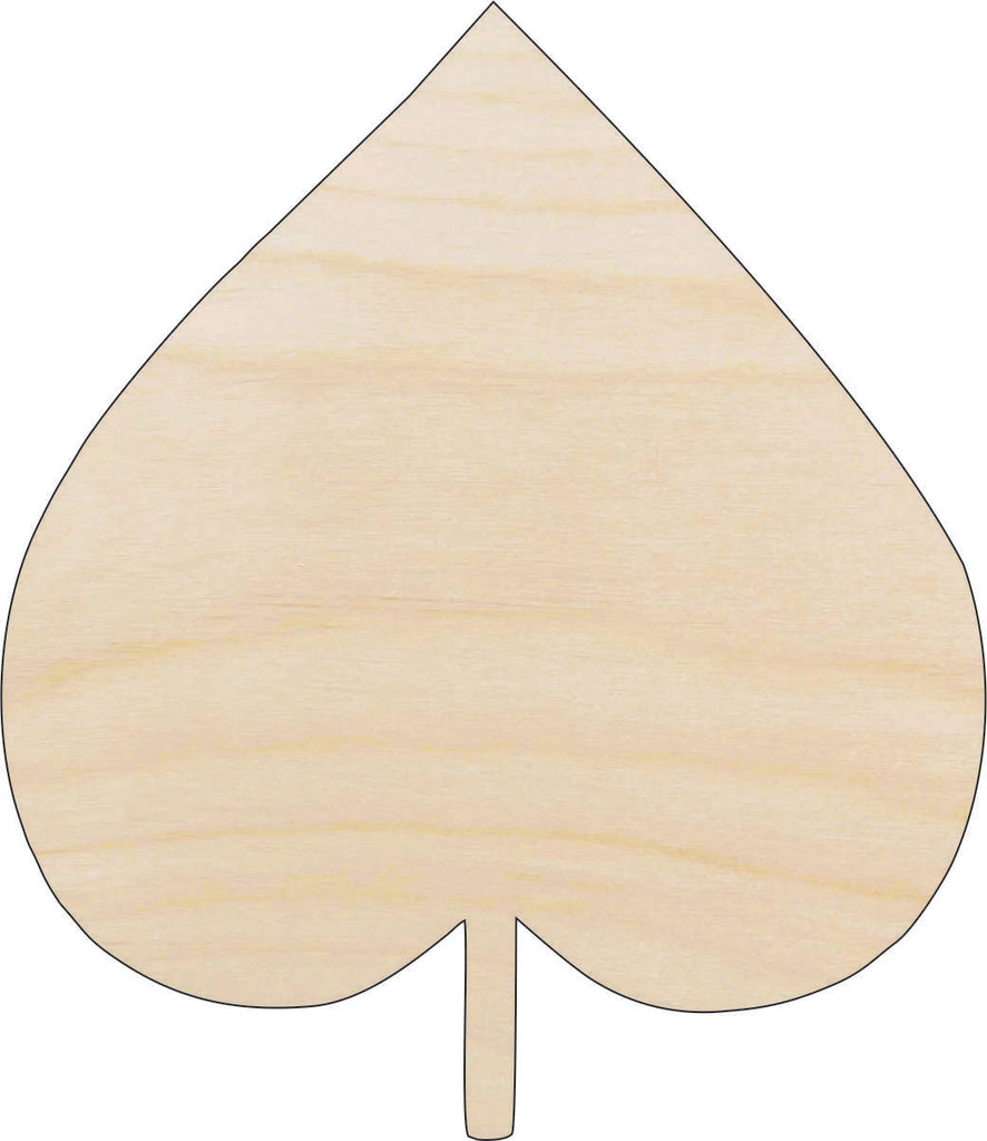 Leaf - Laser Cut Wood Shape LEF5