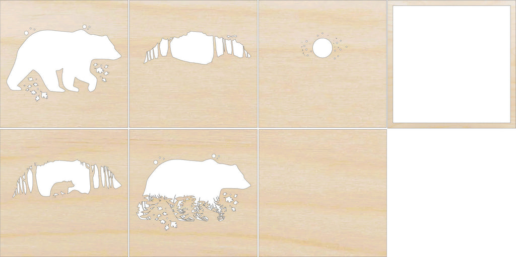 Teddy Bear Outline - Wooden Craft Shapes – Laserworksuk