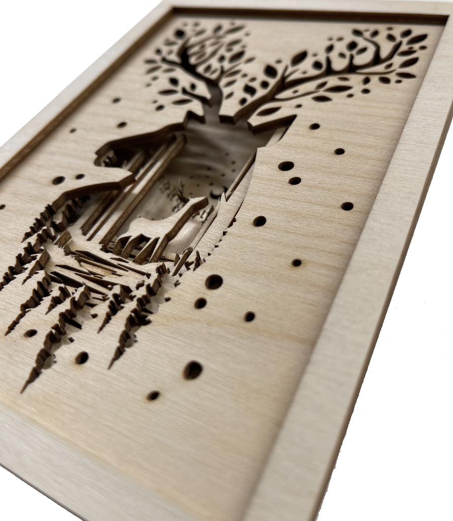 Second attempt to make laser cut wooden lace. :: Behance