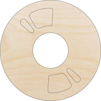 Record Wood Craft Shape - Laser Cut Baltic Birch Unfinished DIY Wood Art Supplies MSC11 - The Wood Shape Store