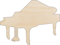 Piano Wood Craft Shape - Laser Cut Baltic Birch Unfinished DIY Wood Art Supplies MSC39 - The Wood Shape Store