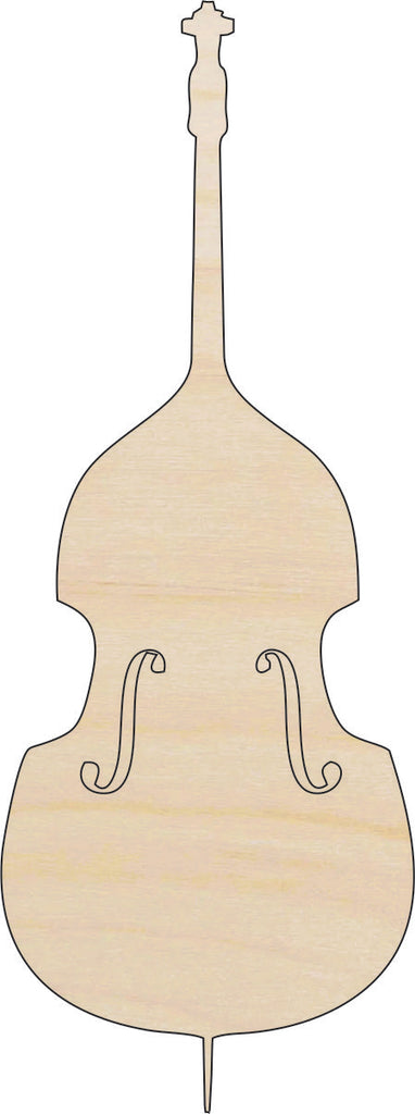Music Violin - Laser Cut Out Unfinished Wood Craft Shape MSC41