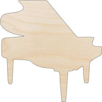 Piano Wood Craft Shape - Laser Cut Baltic Birch Unfinished DIY Wood Art Supplies MSC49 - The Wood Shape Store