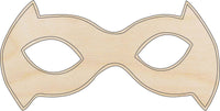 Mask Wood Craft Shape - Laser Cut Baltic Birch Unfinished DIY Wood Art Supplies MSK15 - The Wood Shape Store