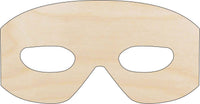 Mask Wood Craft Shape - Laser Cut Baltic Birch Unfinished DIY Wood Art Supplies MSK18 - The Wood Shape Store