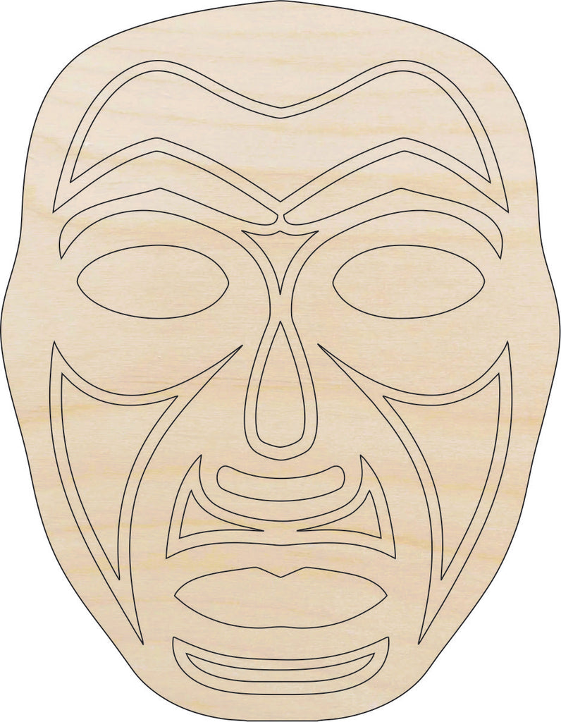 Masquerade Mask - Laser Cut Wood Shape MSK3