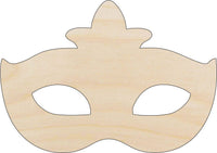 Mask Wood Craft Shape - Laser Cut Baltic Birch Unfinished DIY Wood Art Supplies MSK6 - The Wood Shape Store
