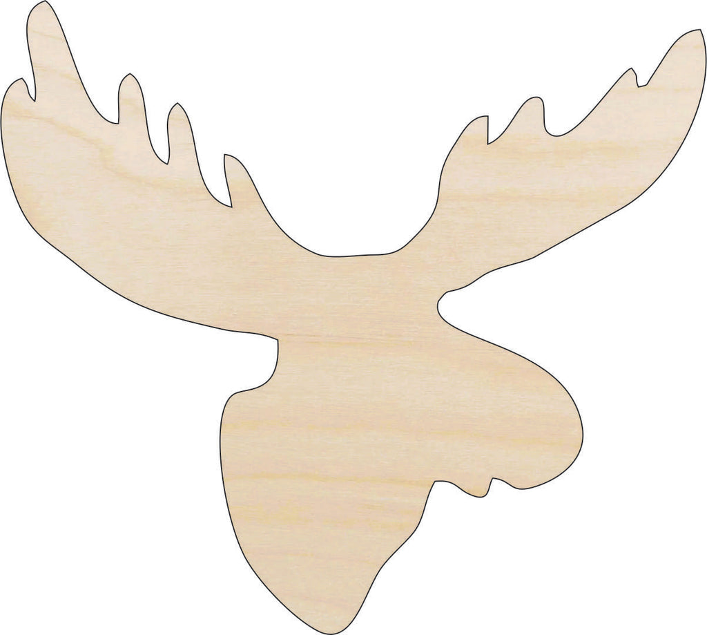 Moose - Laser Cut Wood Shape MUS24