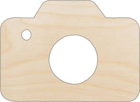 Camera Wood Craft Shape - Laser Cut Baltic Birch Unfinished DIY Wood Art Supplies MVE10 - The Wood Shape Store