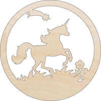 Unicorn Wood Craft Shape - Laser Cut Baltic Birch Unfinished DIY Wood Art Supplies MYTH103 - The Wood Shape Store