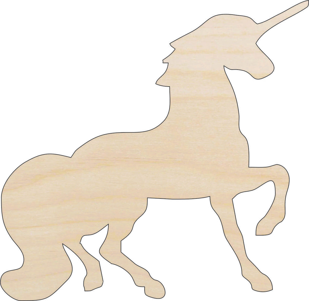 Unicorn - Laser Cut Out Unfinished Wood Craft Shape MYTH105