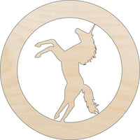 Unicorn Wood Craft Shape - Laser Cut Baltic Birch Unfinished DIY Wood Art Supplies MYTH111 - The Wood Shape Store