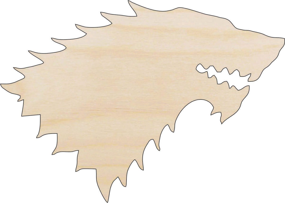 Dragon Wood Craft Shape - Laser Cut Baltic Birch Unfinished DIY Wood Art Supplies MYTH115 - The Wood Shape Store