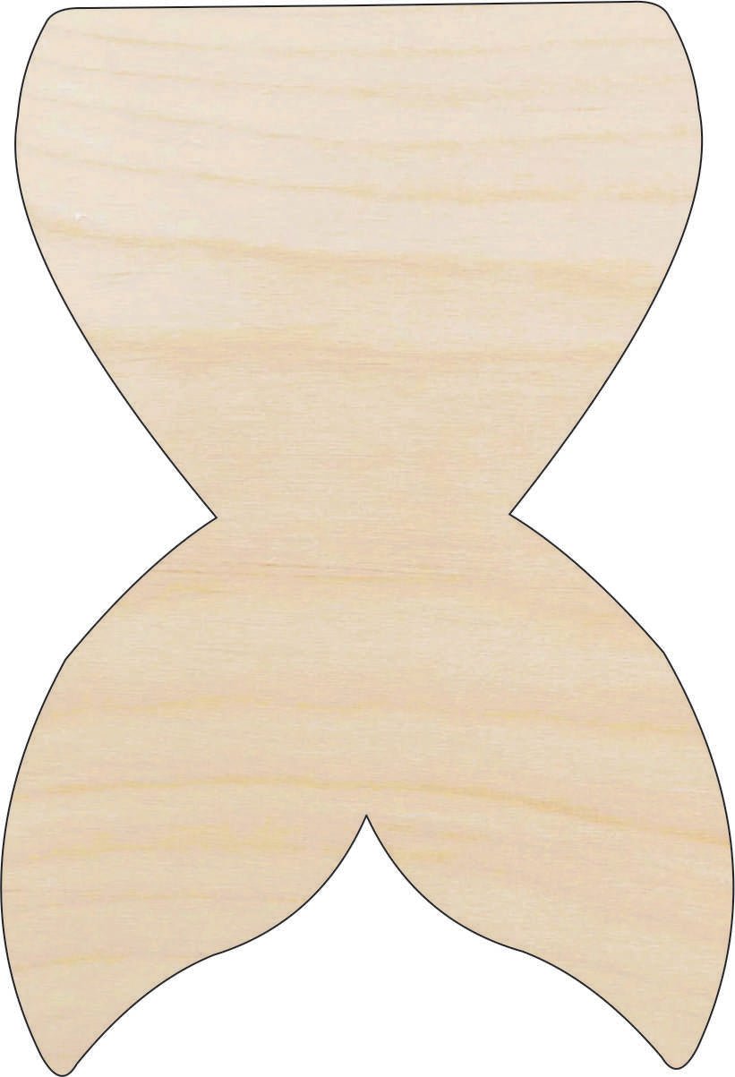 Mermaid Wood Craft Shape - Laser Cut Baltic Birch Unfinished DIY Wood Art Supplies MYTH129 - The Wood Shape Store