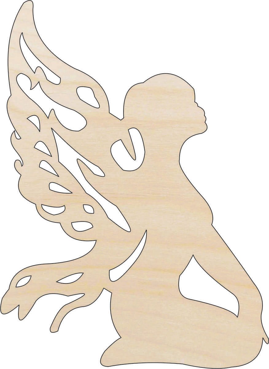 Fairy Wood Craft Shape - Laser Cut Baltic Birch Unfinished DIY Wood Art Supplies MYTH131 - The Wood Shape Store