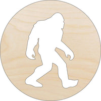 Bigfoot Wood Craft Shape - Laser Cut Baltic Birch Unfinished DIY Wood Art Supplies MYTH134 - The Wood Shape Store