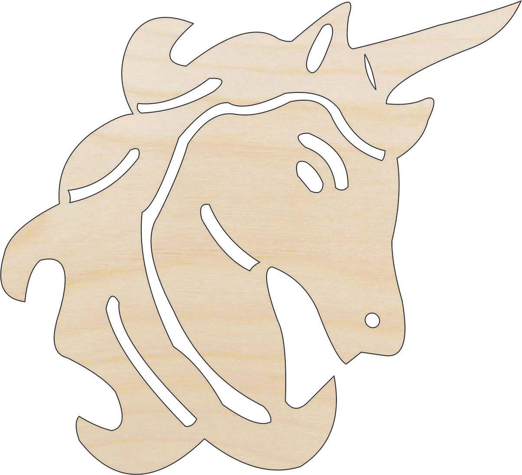 Unicorn - Laser Cut Out Unfinished Wood Craft Shape MYTH143