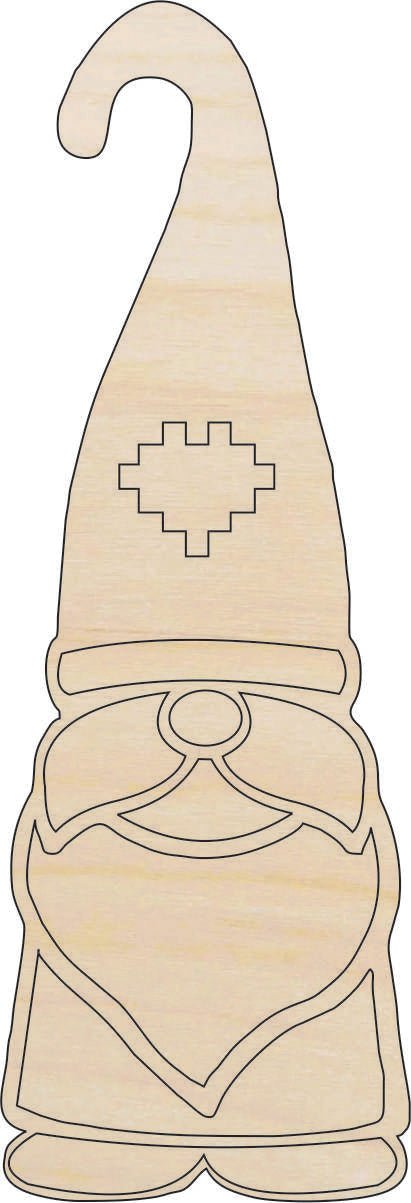 Gnome Wood Craft Shape - Laser Cut Baltic Birch Unfinished DIY Wood Art Supplies MYTH144 - The Wood Shape Store