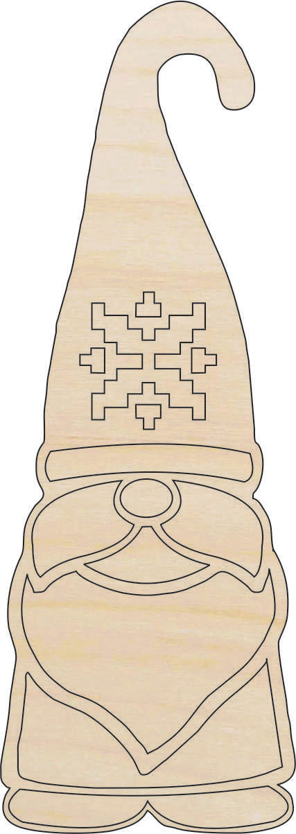 Gnome - Laser Cut Out Unfinished Wood Craft Shape MYTH145 Gnome - Laser Cut Out Unfinished Wood Craft Shape MYTH145