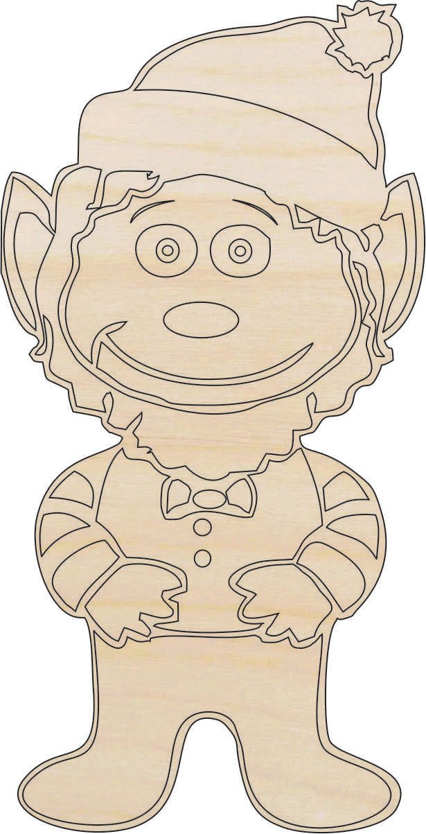 Gnome Wood Craft Shape - Laser Cut Baltic Birch Unfinished DIY Wood Art Supplies MYTH14 - The Wood Shape Store